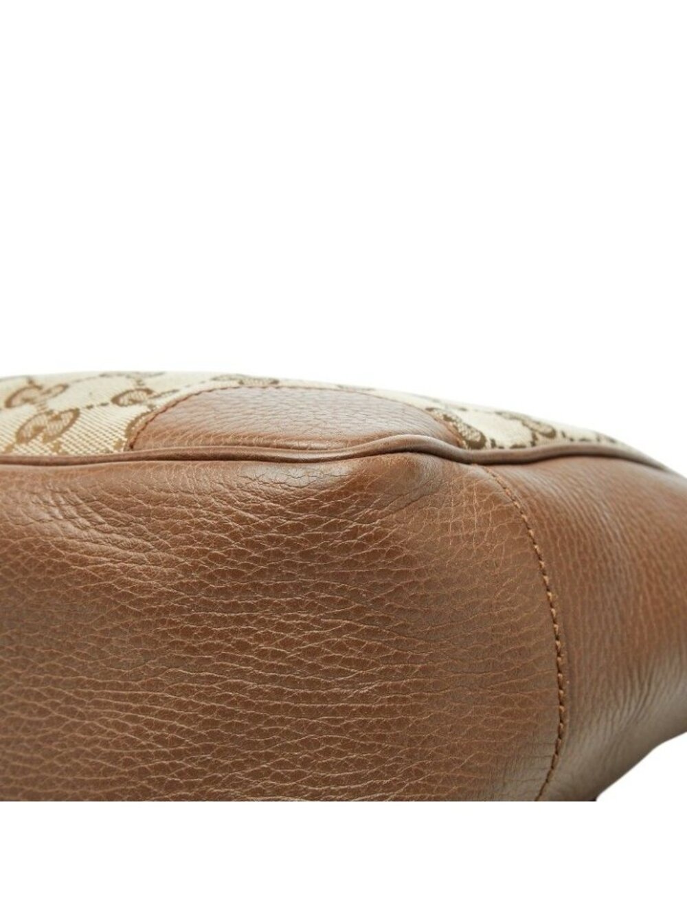 Gucci GG Canvas 2-Way Shoulder Bag Brown Beige Leather - Picture 6 of 10